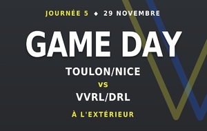 🏉 L'Entente VVRL/DRL se déplace à Toulon/Nice