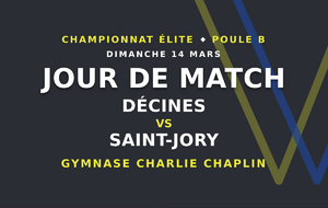 🏉 Le DRL reçoit Saint-Jory au Gymnase Charlie Chaplin