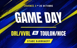 🏉 L'Entente DRL/VVRL reçoit Toulon/Nice au Stade Djorkaeff