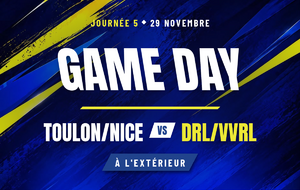 🏉 L'Entente DRL/VVRL se déplace à Toulon/Nice